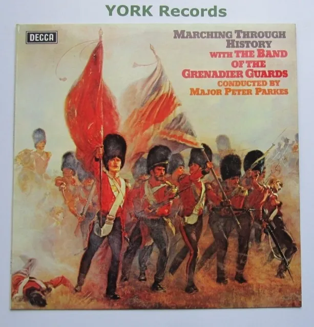 BAND OF THE GRENADIER GUARDS - Marching Through History - Ex Con LP Record Decca