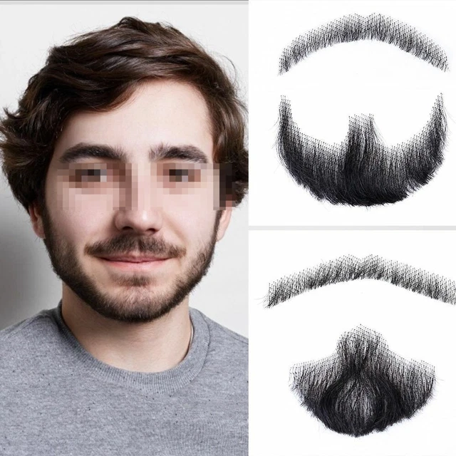 Lace Beard Fake Beard For Men Beard Hand Barba by Real Hair