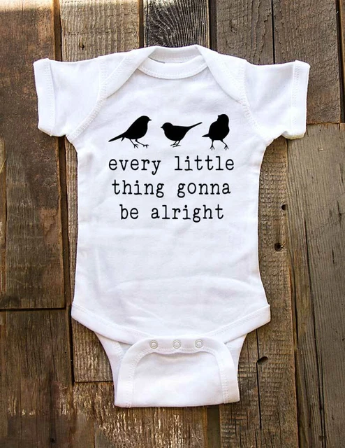 every little thing gonna be alright Bob Marley song Baby Bodysuit Toddler Shirt