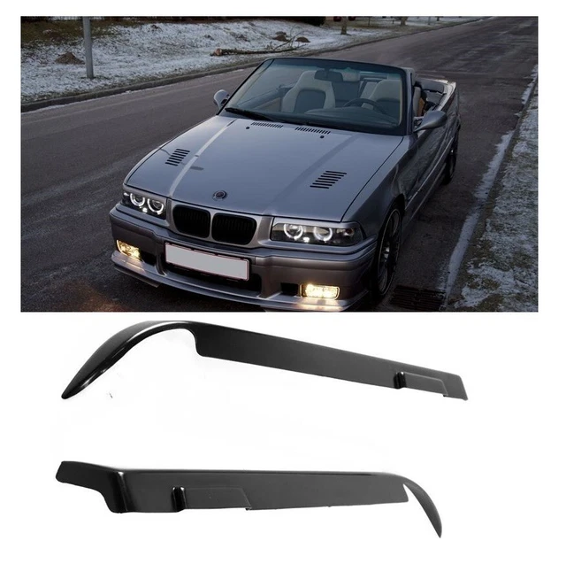 2 Paupières De Phare Avant BMW 3 Series F30 F31 2012-2018 - Gloss Black