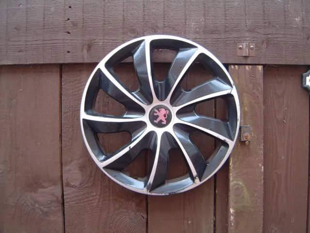 Peugeot (Black) 15" Wheel Trim