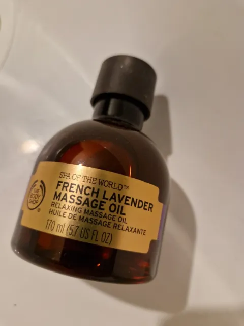The Body Shop Spa Of The World French Lavender Massage Oil 170ml *Discontinued*