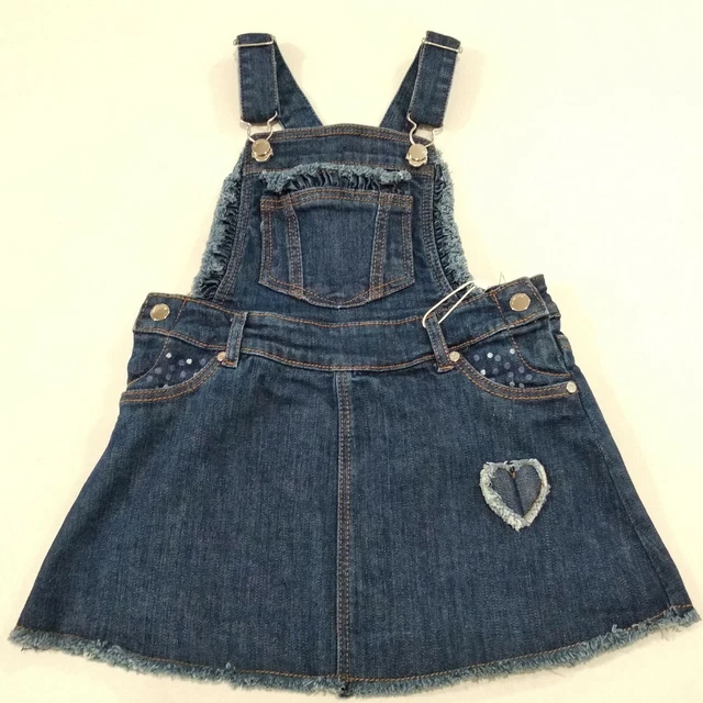 Salopette jeans sales gonna bambina