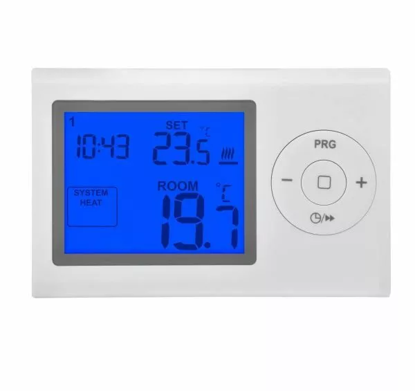 Thermostat Programmable Numérique LCD Rétro-éclairé X Chaudière Chauffage