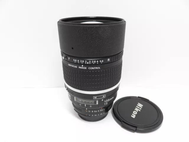 PERFECT Nikon Nikkor AF 135mm f2 D DC Defocus Lens #205812
