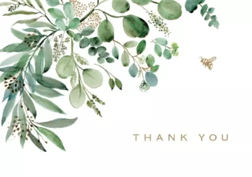 Eucalyptus Thank You Note Cards (Poster) (UK IMPORT)