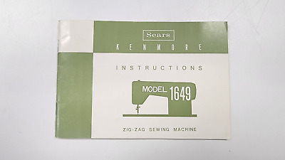 Manual de instrucciones Kenmore modelo 1649