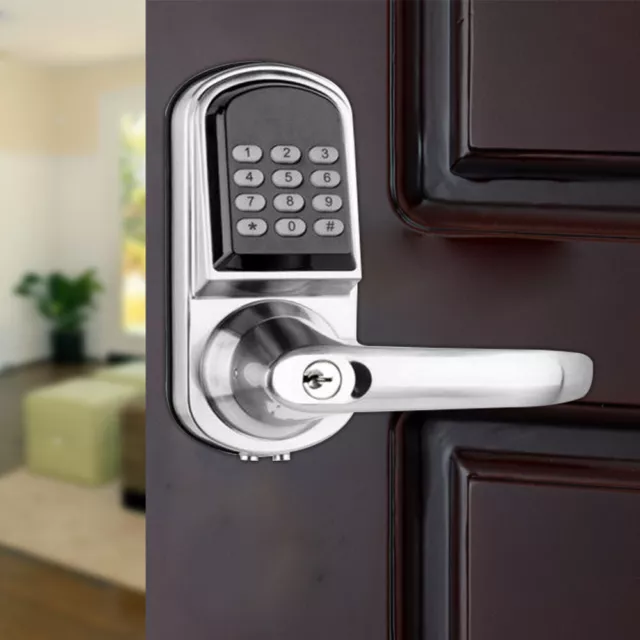 Electronic Smart Digital Door Lock Password Keyless Keypad Security Entry Code