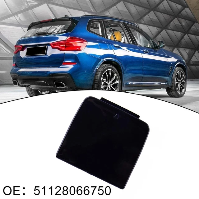 Cache Crochet Remorquage Arrière Mercedes C-Class W204 2011-2014 - Réf. A2048855623, Noir, 1 Pièce