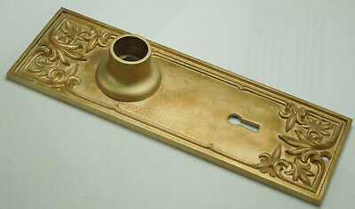 Beautifull Ornate Antique Cast Brass / Bronze Victorian Escutcheon 7½" NICE !