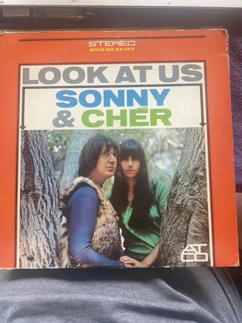 Sonny and Cher Look At Us ATCO 33-177 Record Album Vinyl LP