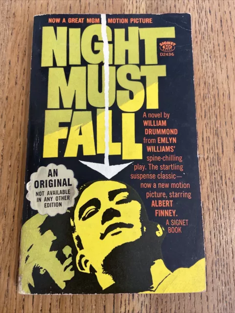 Night Must Fall by William Drummond 1964 US Signet PB 1st - Vintage - VGC