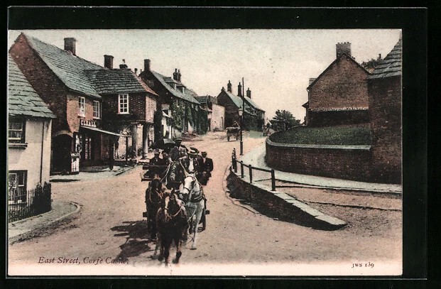 Corfe Castle, East Street, Ansichtskarte