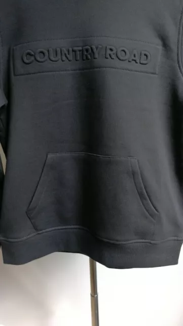 Country Road Unisex Boys Girls Black  Logo Sweater Size 12 Bnwt Rrp$69 2