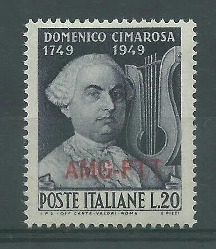 1949 Trieste A Bicentenary Birth Cimarosa 1 Val MNH MF26990