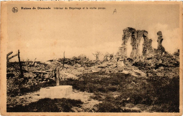 CPA Militaire, Runies de Dixmude - Interieur du Beguinage (278272)