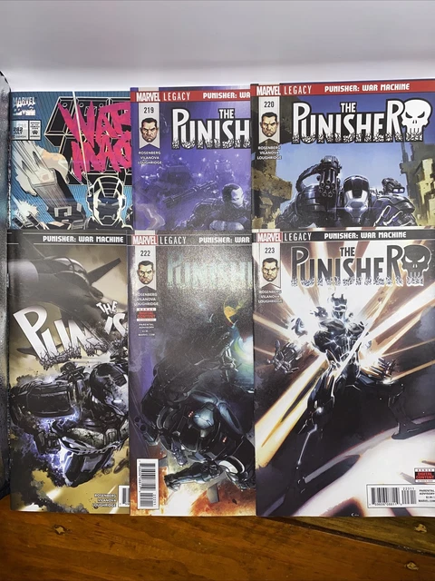 The Punisher Vol 11 #218 Variant 219 220 221 222 223 NM 1st Prints! Marvel 2018