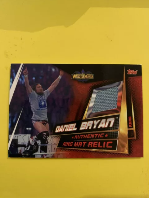 Topps Wwe Slam Attax Universe Authentic Ring Mat Relic # Rmab Daniel Bryan