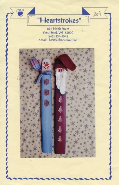 Santa Und Schneemann Karen Brockman Dekorativ Malen Muster Paket