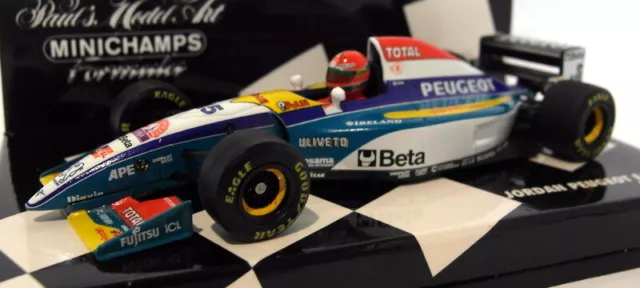 Minichamps F1 1/43 Scale - 430950015 JORDAN PEUGEOT E,IRVINE 1995