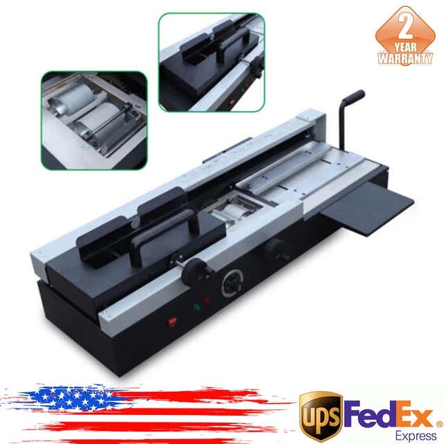 Book A4 Perfect Binding Machine Hot Melt Glue Side Gluing Book Binder 1200W 110V