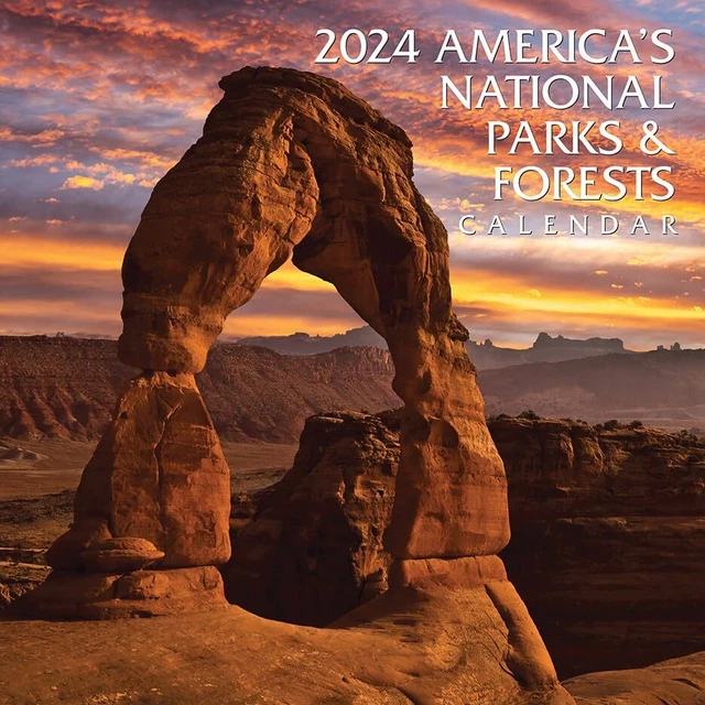 2024 AMERICA'S NATIONAL Parks & Forests Calendar 2024 24.15 PicClick