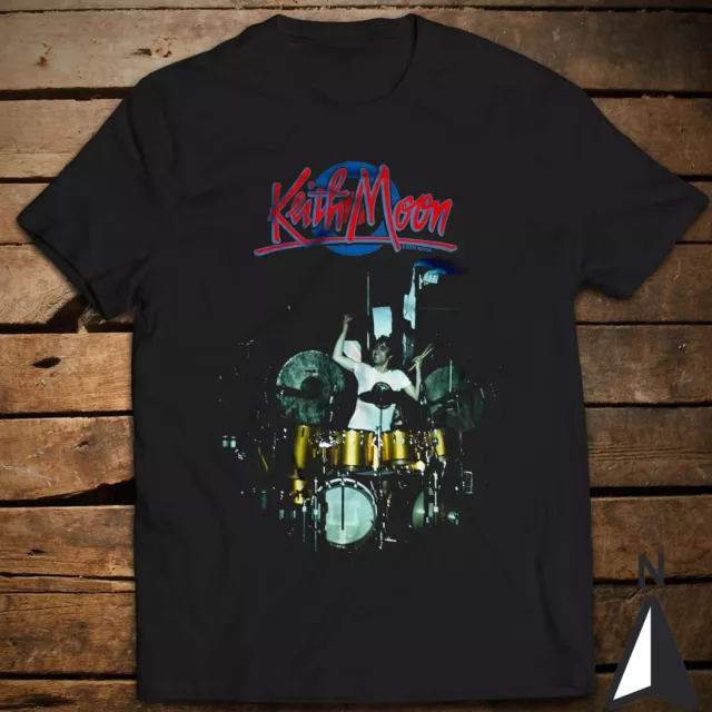 Keith Moon On Stage Classic T-Shirt The Who Pete Townshend Roger Daltrey