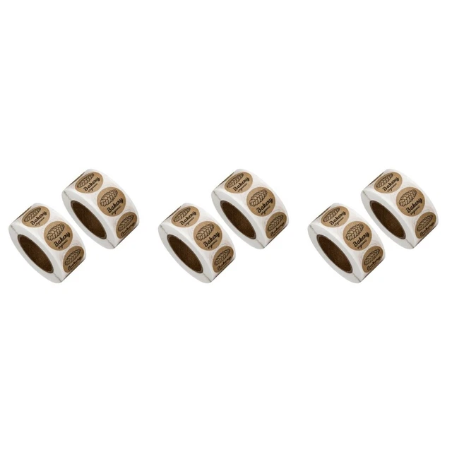 3x Dekorative Backen Aufkleber Geschenk Präsentieren Etiketten