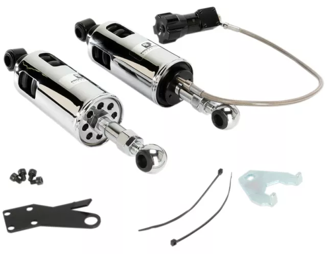 Progressive 422 Series Chrome Rear Shocks w/RAP (422-4103C)