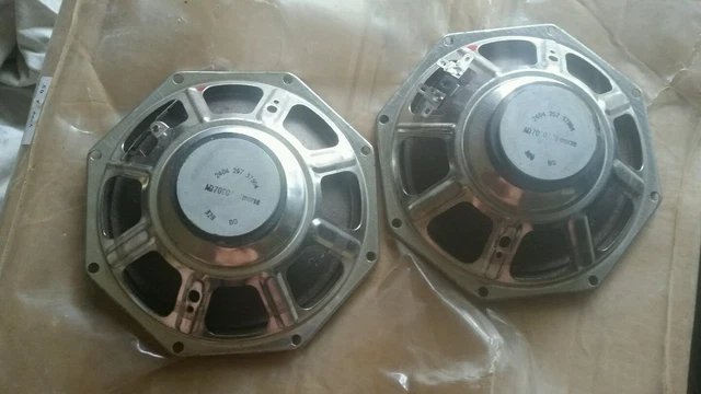 2 NOS NEW Philips AD7080 /m8 vintage full range speakers