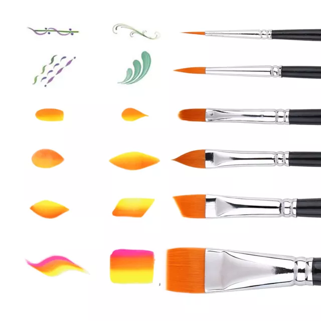 Artist Paint Brushes Set Professional Paint Brush Set for Face and Body Painting