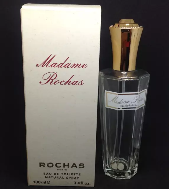 ROCHAS Madame Rochas 100ml EDT  VIDE avec boite collectionneur VAPO