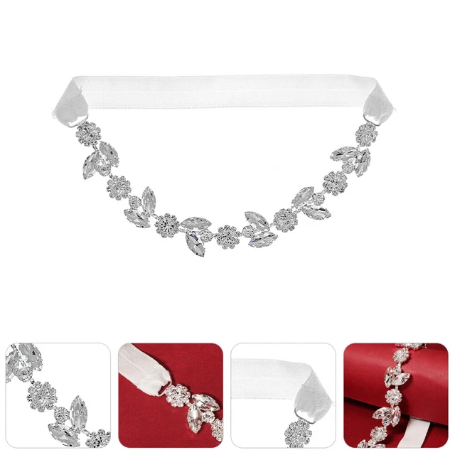 Anello Coscia Elastico Gamba Giarrettiera Foglia Gamba Giarrettiera Sposa Moda