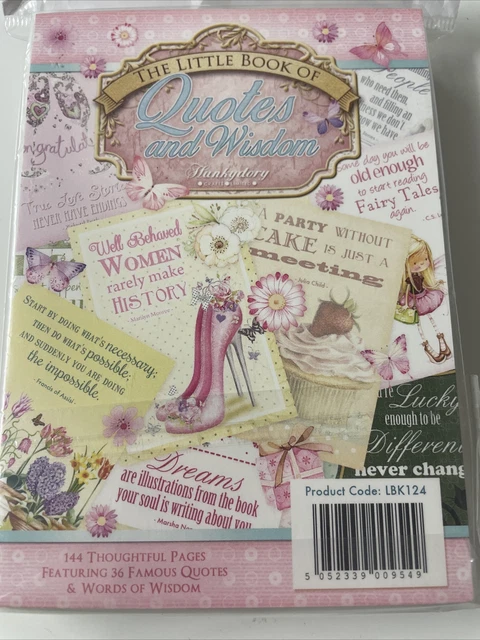PROBENSET mit 24xA6 Blättern ~ Hunkydory's DAS KLEINE BUCH DER ZITATE UND WEISHEIT