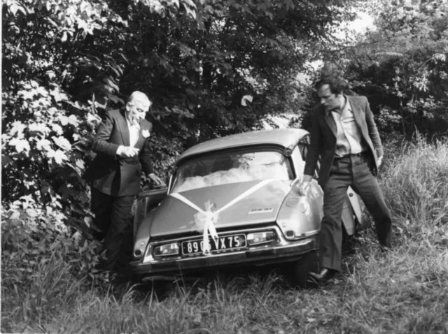 Photo originale Charles Gérard Jean-Louis Trintignant Le voyou Citroën DS 21