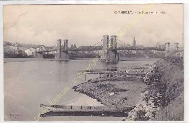 CPA 71110 Restaurants the Bridge On La Loire Edit L. F. B.ca1906