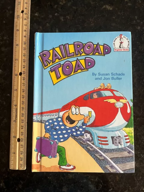 Railroad Toad by Susan Schade Jon Butler Dr. Seuss beginner book Hardcover