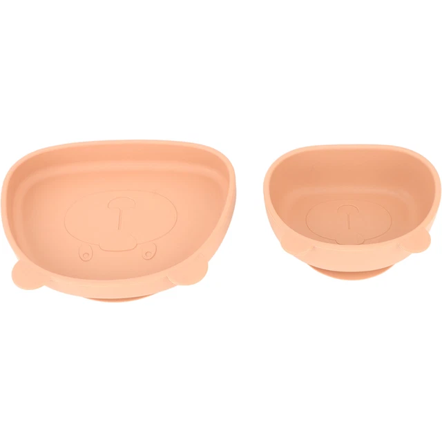 Plato de silicona para bebé plato para bebé plato para bebé con succión 3 piezas para el hogar para niños
