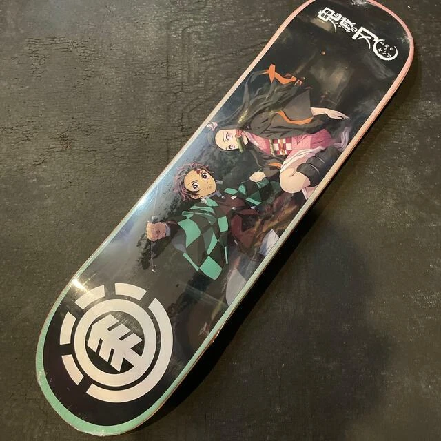 ELEMENT COLLABORATION DEMON Slayer Skateboard Deck Blade of