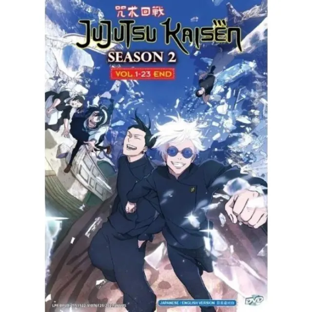 DVD Anime Jujutsu Kaisen Saison 2, Volume 1-23.END Sous-titre audio doublé...