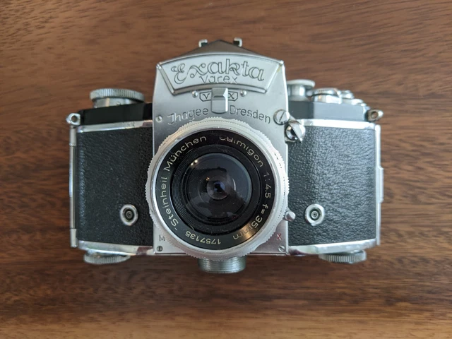 Vintage ﻿ ﻿Exakta Varex VX  SLR Steinheil Munchen 35mm F4.5
