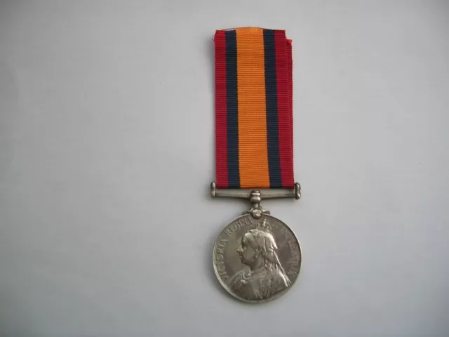 QUEENS SOUTH AFRICA MEDAL - 4602. PTE. A. PEARSON.  7th. HUSSARS.