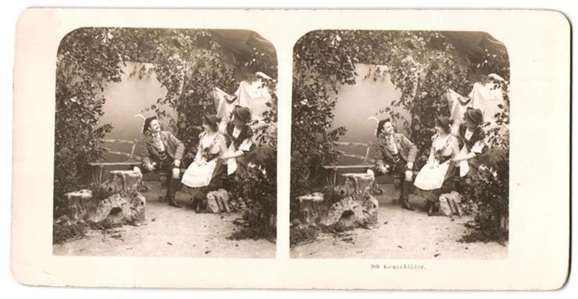 Stereo-Fotografie Neue Photographische Gesellschaft, Berlin-Steglitz, Genrebild