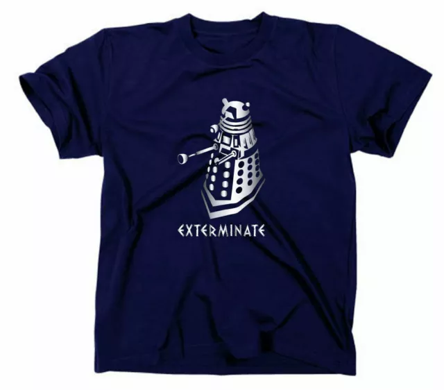 Dalek Exterminer Doctor Who Fan T-Shirt Tardis Cybermen Logo Fan-Shirt Dr Anges