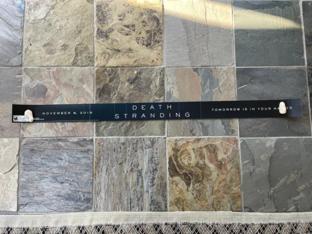 Death Stranding Promotional Display Game Sign - RARE