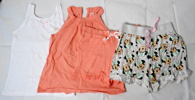 Girls Summer Top Shorts Bundle Lot 4  Outfit Sets Age 67 8 Yrs Primark FF