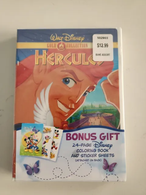 NEW Hercules Walt Disney Gold Collection Edition Bonus Gift 24 Page Book SEALED