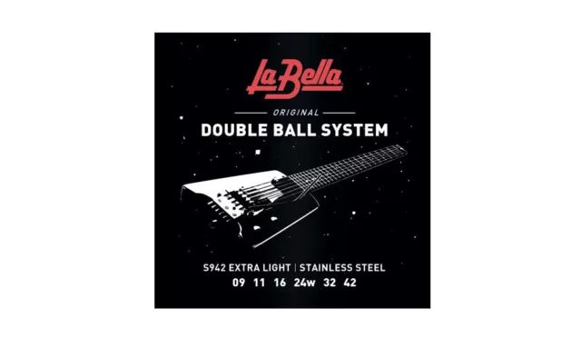 La Bella Double Ball Strings for Steinberger Guitar 09-42