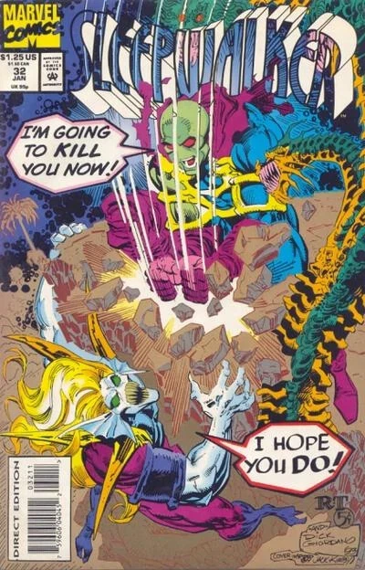 Marvel Comics Sleepwalker #32 1994 Modern Age Low Print Run