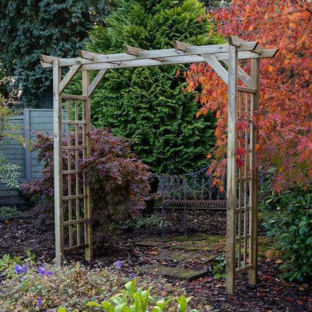 Classic Flat Top Arch by Forest Garden 213cmx210cm